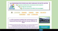 Desktop Screenshot of csf74.fr